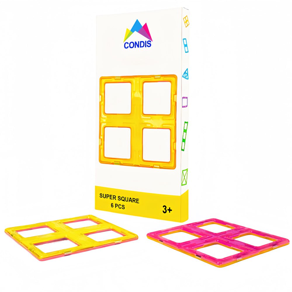 CONDIS Superquadrat 6 Pcs Expansion Set, die perfekte Ergänzung Kollektion - Condistoys